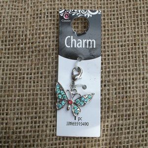 Butterfly Charm with Sets Lobster Clasp